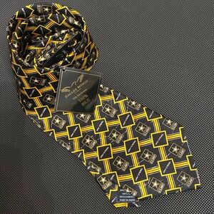 Eagles Wings Men's Finely Crafted Military Themed Silk Necktie